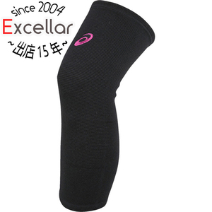 [.. packet correspondence ]asics Asics M size volleyball VB knee sleeve XWP068 black / Berry pink [ control :1400001768]
