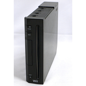[ used ] nintendo home use game machine Wii [ we ] black body only cover none [ control :1350009579]