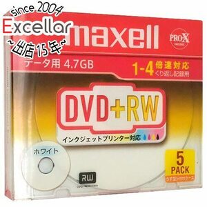 maxell data for DVD+RW D+RW47PWB.S1P5S A DVD+RW 4 speed 5 sheets set [ control :1000028345]