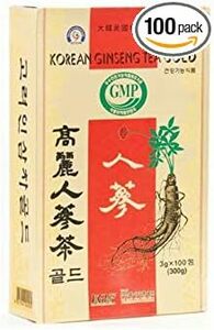 高麗人参茶（紙箱）100包　韓国食品　韓国茶　高麗人参