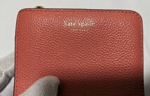 ■ケイトスペード ２つ折り財布 レザー ローズピンク kate spade new york■_画像2