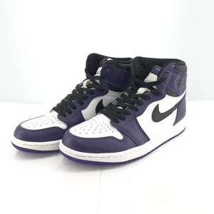 【中古】NIKE AIR JORDAN1 Retri High OG Court Purple White/Black 26.5cm 555088-500[240017581729]