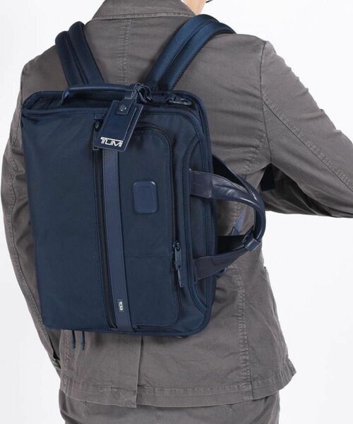 希少 コラボモデル TUMI for SHIPS『ALPHA 2』 3WAY リュックサック ネイビー 26182NVS3E 限定