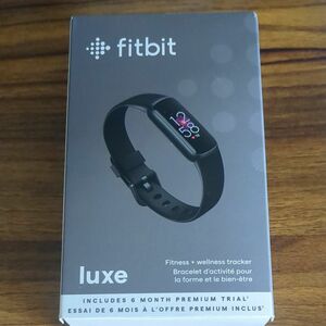 Fitbit スマートウォッチ ブラック luxe