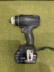 [YJMK-003] Makita rechargeable 4 mode impact driver TP141D used body only electrification verification settled battery attached there is defect goods junk treatment 