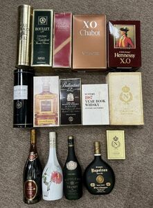 【B39】酒 古酒 アルコール まとめ ウイスキー ブランデー COGNAC CAMUS NAPOLEON コニャック ナポレオン 等 現状品