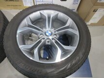 国産冬セット★ ＢＭＷ　Ｘ３　Ｆ２５ 純正　Ｙスポークスタイリング　程度良好　Ｘ４　Ｆ２６　245/50R18　ブリジストン　ブリザック　_画像6