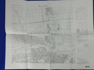 25000 минут. 1 топографическая карта [ Obihiro север часть ] эпоха Heisei 7 год часть модифицировано измерение * эпоха Heisei 7 год выпуск ( Tokachi река * звук . блок )