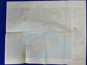 25000分の1地形図【常石】国土地理院発行・昭和58年第2回改測・昭和60年発行　〈沼隈町・内海町・田島・横島・百島〉