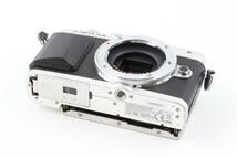 B+ (並品) OLYMPUS PEN Lite E-PL7 シルバー シャッター回数6167回 初期不良返品対応 領収書発行可能_画像5