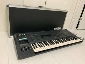 YAMAHA ヤマハ シンセサイザー SY77 ハードケース付 メモリー用電池交換 FDDベルト交換 フロッピ初期化済み付属 中古動作品