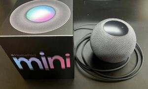 Apple HomePod mini スペースグレイ アップル ホームポッドミニ スピーカー 送料無料 極美品 home pod mini