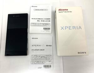 9094【中古品】SONY XPERIA XZs SO-03J Black 初期化済 アンテナケーブル無し スマートフォン docomo