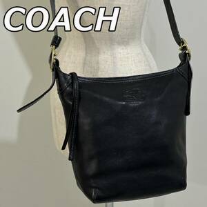 【COACH】コーチ 12376 ブリーカー ダッフル レザー ショルダーバッグ ハンド 斜め掛け 手持ち かばん 黒 ブラック