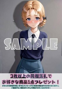 Z1830 オレンジペコ ガールズ&パンツァー ガルパン A4 同人 イラスト 巨乳 美少女 コスプレ Anime アニメ ポスター セクシーアート acg.