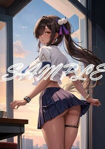 Z608 ナガ 勝利の女神 NIKKE ニケ メガニケ A4 同人 イラスト 巨乳 美少女 コスプレ Anime アニメ イラストアートポスター セクシーアート