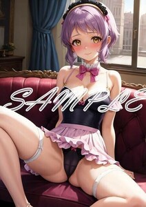 Z927 真壁瑞希 アイドルマスター アイマス A4 同人 イラスト 巨乳 美少女 コスプレ Anime アニメ イラストアートポスター セクシーアート