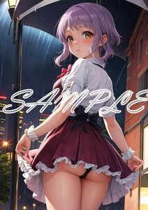 Z923 真壁瑞希 アイドルマスター アイマス A4 同人 イラスト 巨乳 美少女 コスプレ Anime アニメ イラストアートポスター セクシーアート