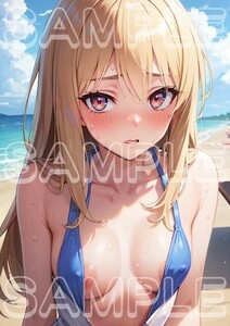 Z4447 椎名ましろ さくら荘のペットな彼女 スイコー A4 同人 イラスト 美少女 美女 下着 コスプレ ポスター セクシー エロ acg