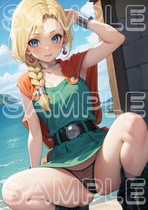 Z4420 ビアンカ Dragon Quest IVドラゴンクエスト ドラクエ4 DQ4 A4 同人 イラスト 美少女 美女 下着 コスプレ ポスター エロ