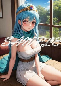 Z2165 賢者 ドラゴンクエスト ドラクエ A4 同人 イラスト 巨乳 美少女 コスプレ Anime アニメ イラストアートポスター セクシーアート acg