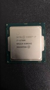 CPU インテル Intel Core I7-6700K プロセッサー 中古 動作未確認 ジャンク品 - A372