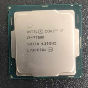 CPU インテル Intel Core I7-7700K プロセッサー 中古 動作未確認 ジャンク品 - A422の画像1