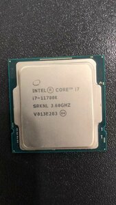 CPU インテル Intel Core I7-11700K プロセッサー 中古 動作未確認 ジャンク品 - A447