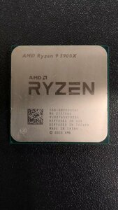 CPU AMD Ryzen 9 5900X プロセッサー 中古 動作未確認 ジャンク品 - A528