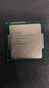 CPU インテル Intel Core I7-4770K プロセッサー 中古 動作未確認 ジャンク品 - A299