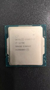 CPU インテル Intel Core I7-11700 プロセッサー 中古 動作未確認 ジャンク品 - A446