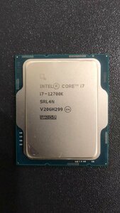 CPU Intel Intel Core I7-12700K processor used operation not yet verification junk - A624