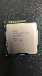 CPU Intel Intel Core I7-3770K processor used operation not yet verification junk - A458