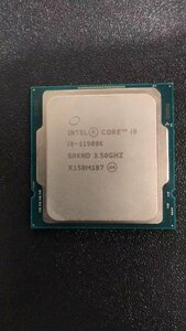 CPU インテル Intel Core I9-11900K プロセッサー 中古 動作未確認 ジャンク品 - A621