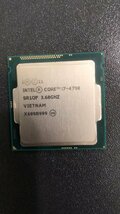 CPU インテル Intel Core I7-4790 プロセッサー 中古 動作未確認 ジャンク品 - A438_画像1