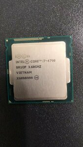 CPU インテル Intel Core I7-4790 プロセッサー 中古 動作未確認 ジャンク品 - A438