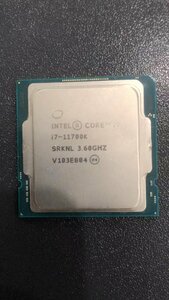CPU インテル Intel Core I7-11700K プロセッサー 中古 動作未確認 ジャンク品 - A619