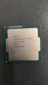 CPU インテル Intel Core I7-4770K プロセッサー 中古 動作未確認 ジャンク品 - A437