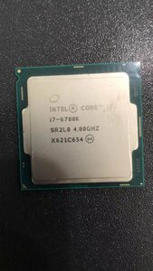 CPU インテル Intel Core I7-6700K プロセッサー 中古 動作未確認 ジャンク品 - A431