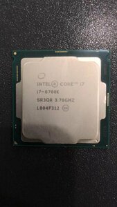 CPU インテル Intel Core I7-8700K プロセッサー 中古 動作未確認 ジャンク品 - A610