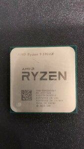 CPU AMD Ryzen 9 5900X プロセッサー 中古 動作未確認 ジャンク品 - A579