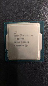 CPU インテル Intel Core I7-11700K プロセッサー 中古 動作未確認 ジャンク品 - A508
