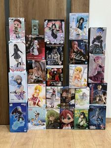 未開封品25個 美少女フィギュア ホロライブ リコリコ リコリス 転スラ 推しの子 リゼロ fate アーニャ他まとめ大量セット プライズ