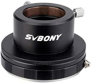 SVBONY SV149 アダプター キヤノンDSLRカメラ用 1.25インチアイピース 写真ガイド