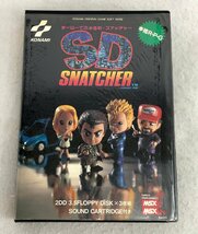 ★ジャンク品★MSX2/MSX2+ 3.5インチソフト SD SNATCHER SD・スナッチャー KONAMI コナミ_画像1