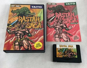 * junk *MSX2 3.5 -inch soft RASTAN SAGAla Stan Saga tight -