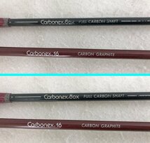 ★中古品★バドミントンラケット レトロ 2本セット carbonex 8DX B-8600/carbonex 16 YONEX ヨネックス_画像6