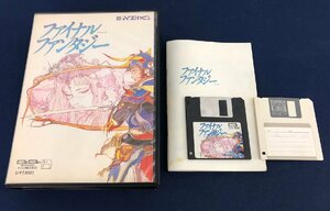 * junk *MSX2/MSX2+ 3.5 -inch soft Final Fantasy micro cabin 