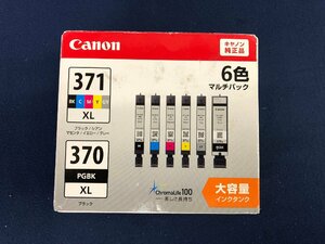 ★ジャンク品★【未開封】インクカートリッジ BCI-371XL+370XL/6MP Canon/キヤノン