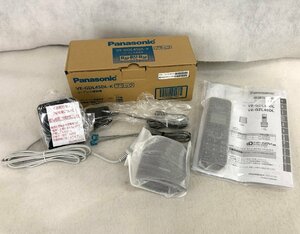 ☆未使用品☆コードレス電話機 RU・RU・RU ル・ル・ル VE-GDL45DL-K ブラック Panasonic パナソニック